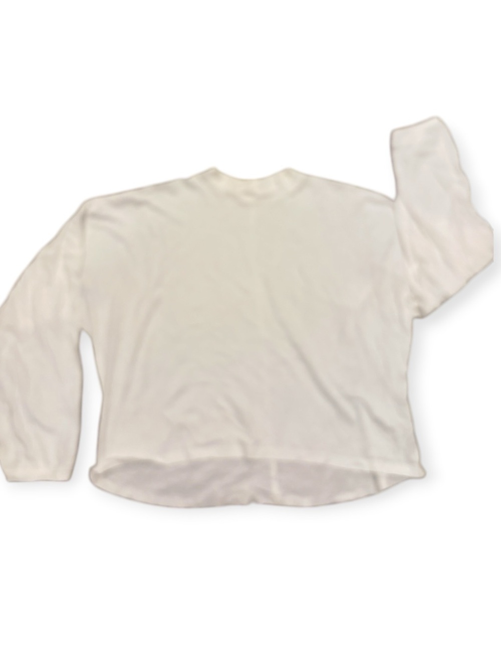 Aerie Ivory White Mock Neck Long Sleeve Top Size XS